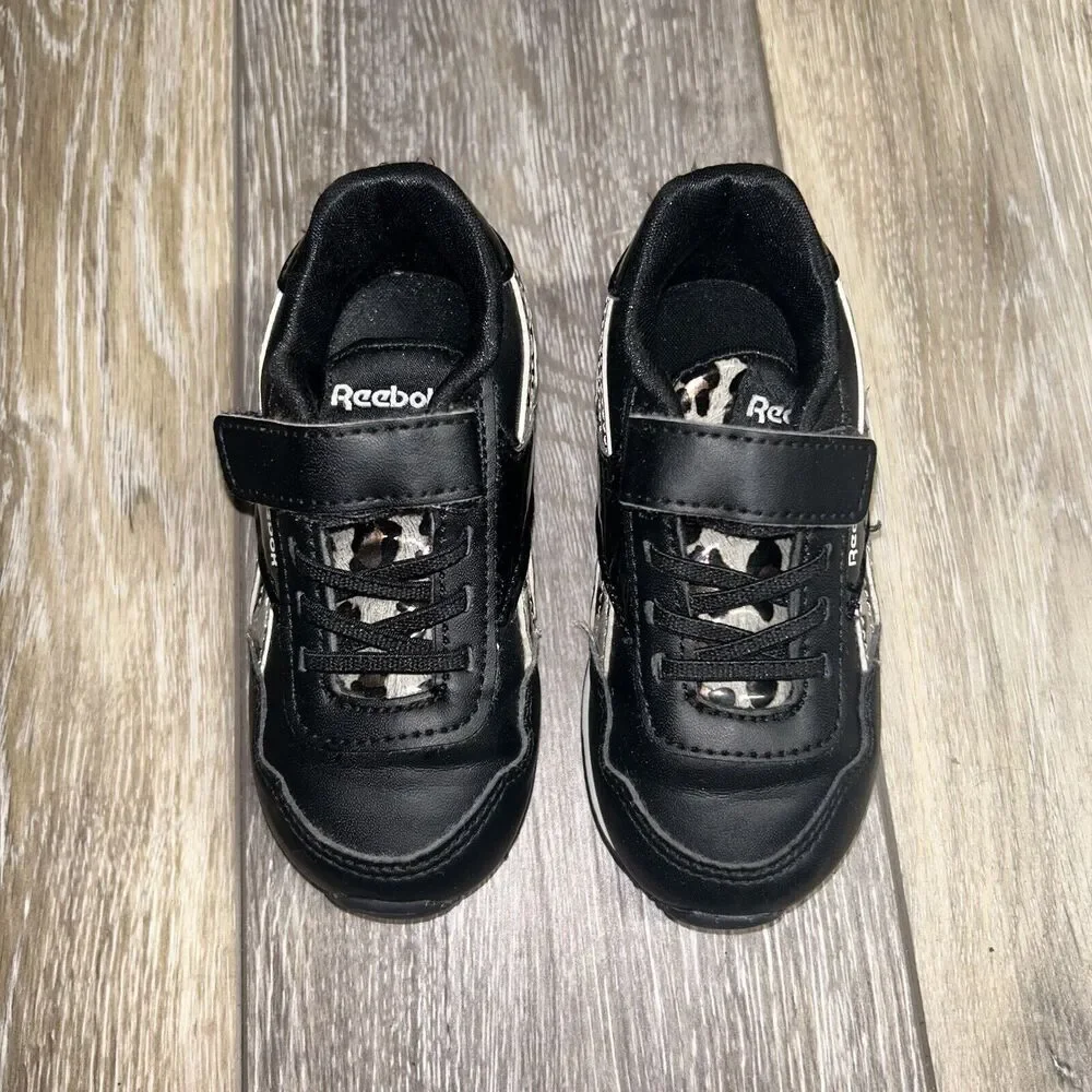 Reebok Royal Classic Jogger GW3722 Youth US Size 6 Black Leopard Brown Shoes